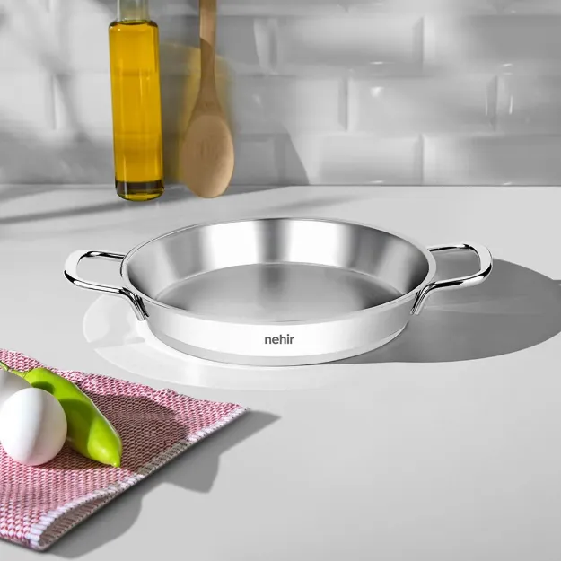 Nehir Silver Çelik 18 Cm Omlet Sahan - Kapaksız resmi