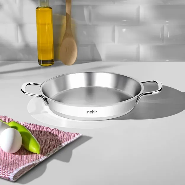 Nehir Silver Çelik 20 Cm Omlet Sahan - Kapaksız resmi