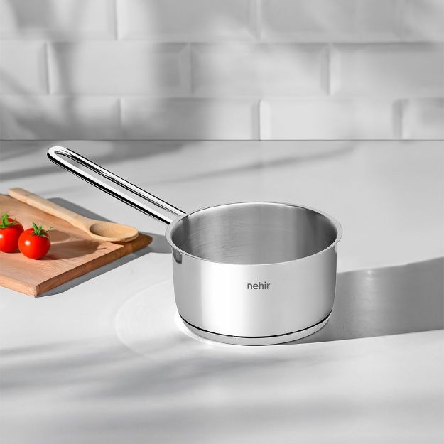 Nehir Silver Çelik 14 Cm Sosluk - Kapaksız resmi