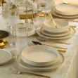 Kütahya Porselen 24 Parça Chef Taste Of Altın Fileli Yemek Takımı resmi