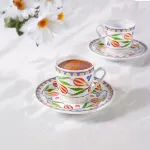 Güral Porselen Sedef 12 Parça Kahve Fincan Takımı 4555 resmi