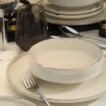 Kütahya Porselen 24 Parça Chef Taste Of Platin Fileli Yemek Takımı resmi