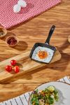 RSS Lav Döküm Kare Mini Sos Tavası resmi