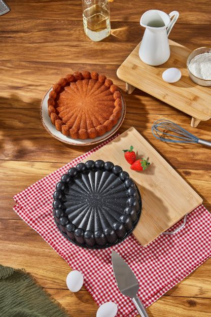 RSS Lav Döküm Dilimli Tart Kalıbı 28cm resmi